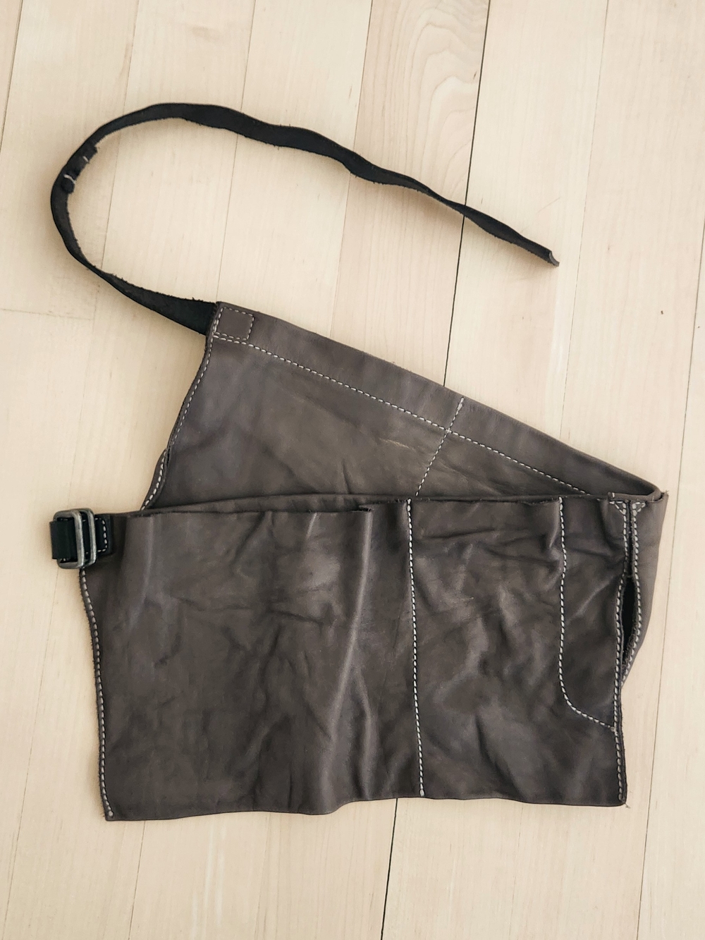 UMA WANG Brown Leather Bum Bag - Picture 9 of 11